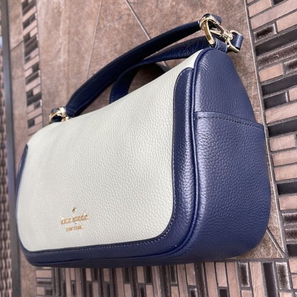 Kate Spade Pebbled Leather Crossbody Bag Light Pistachio Multi - Picture 2 of 16